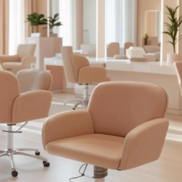 Eleganckie wnętrze luksusowego salonu fryzjerskiego PieknoStudiio