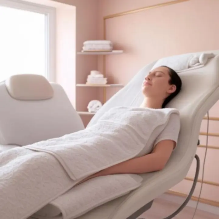 Przytulny gabinet zabiegów pielęgnacyjnych na twarz w PieknoStudiio