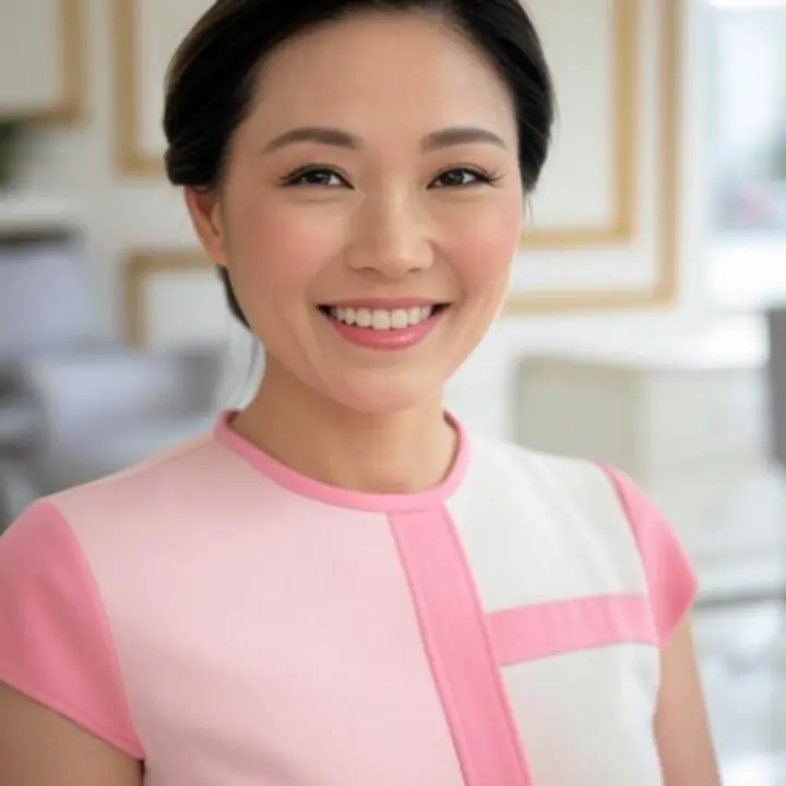 Doświadczona stylistka włosów w eleganckim salonie PieknoStudiio